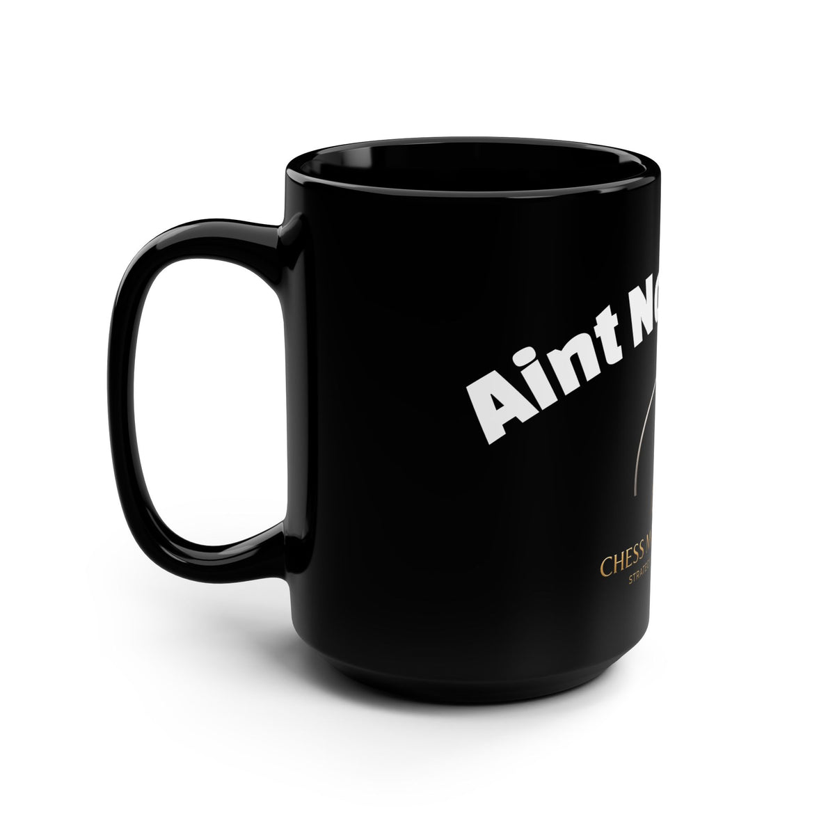 Chess Move Initiative Black Mug