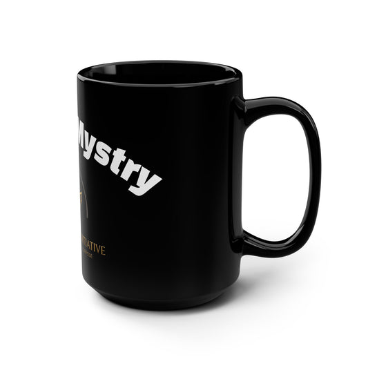 Chess Move Initiative Black Mug