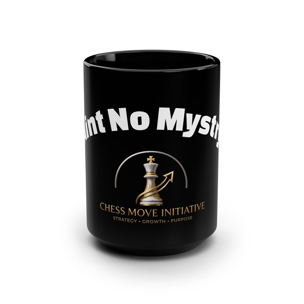 Chess Move Initiative Black Mug